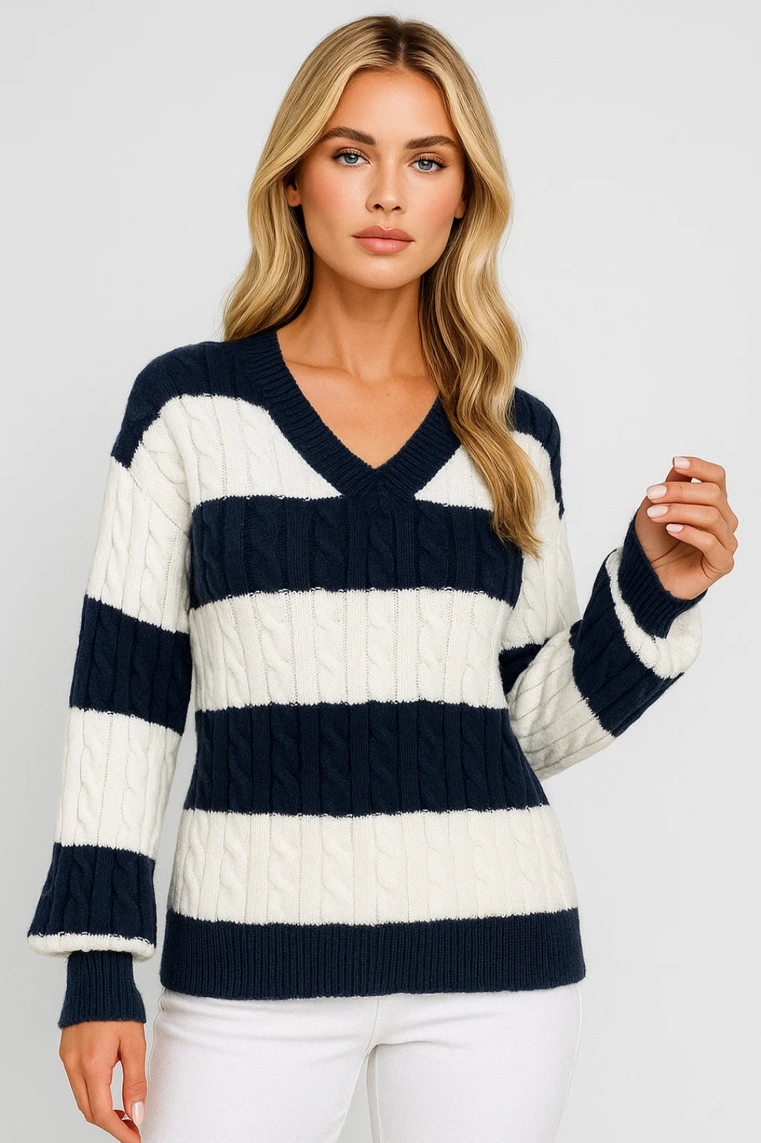 Dark blue/White / UK 16 (XL)