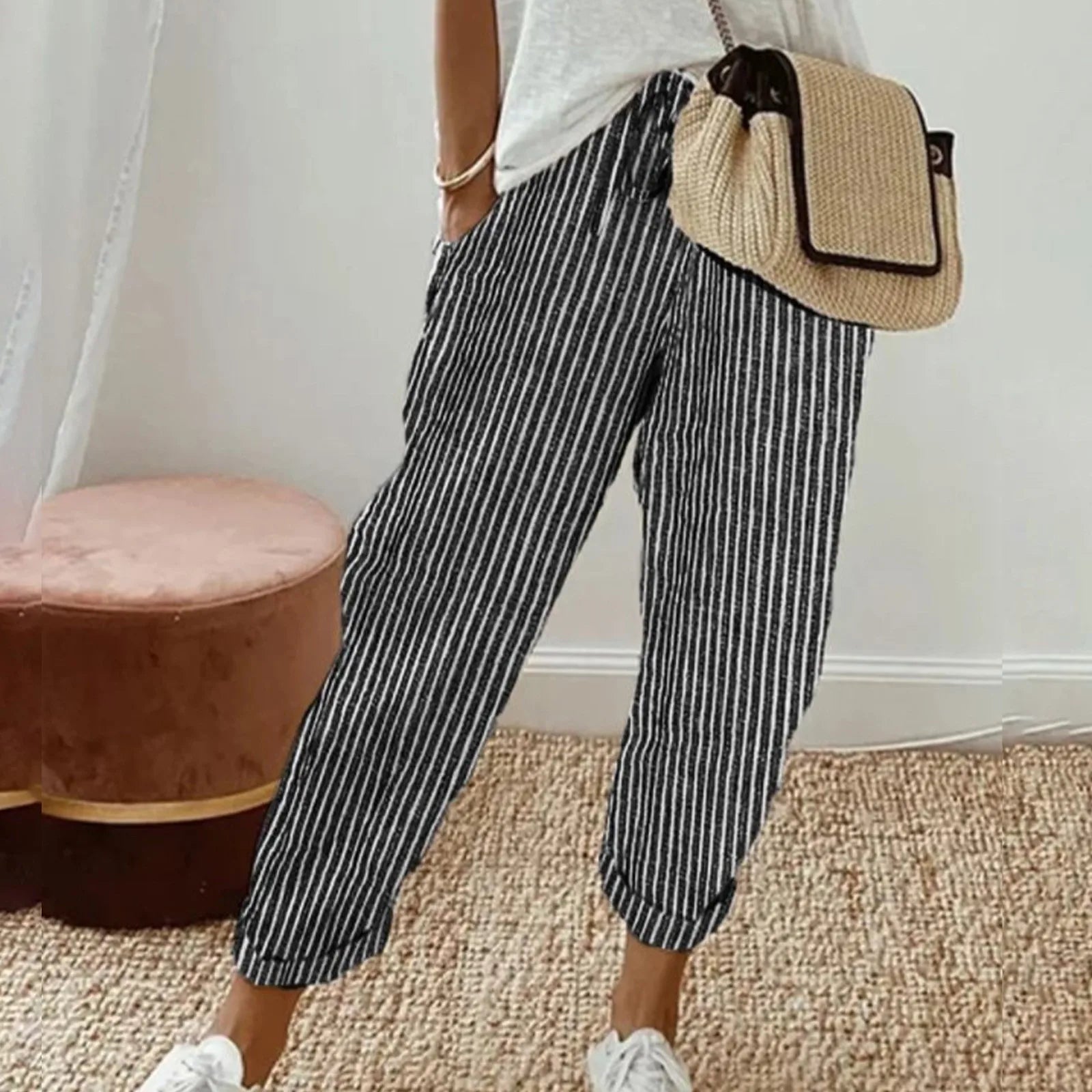 Striped Black / 3XL/US 16