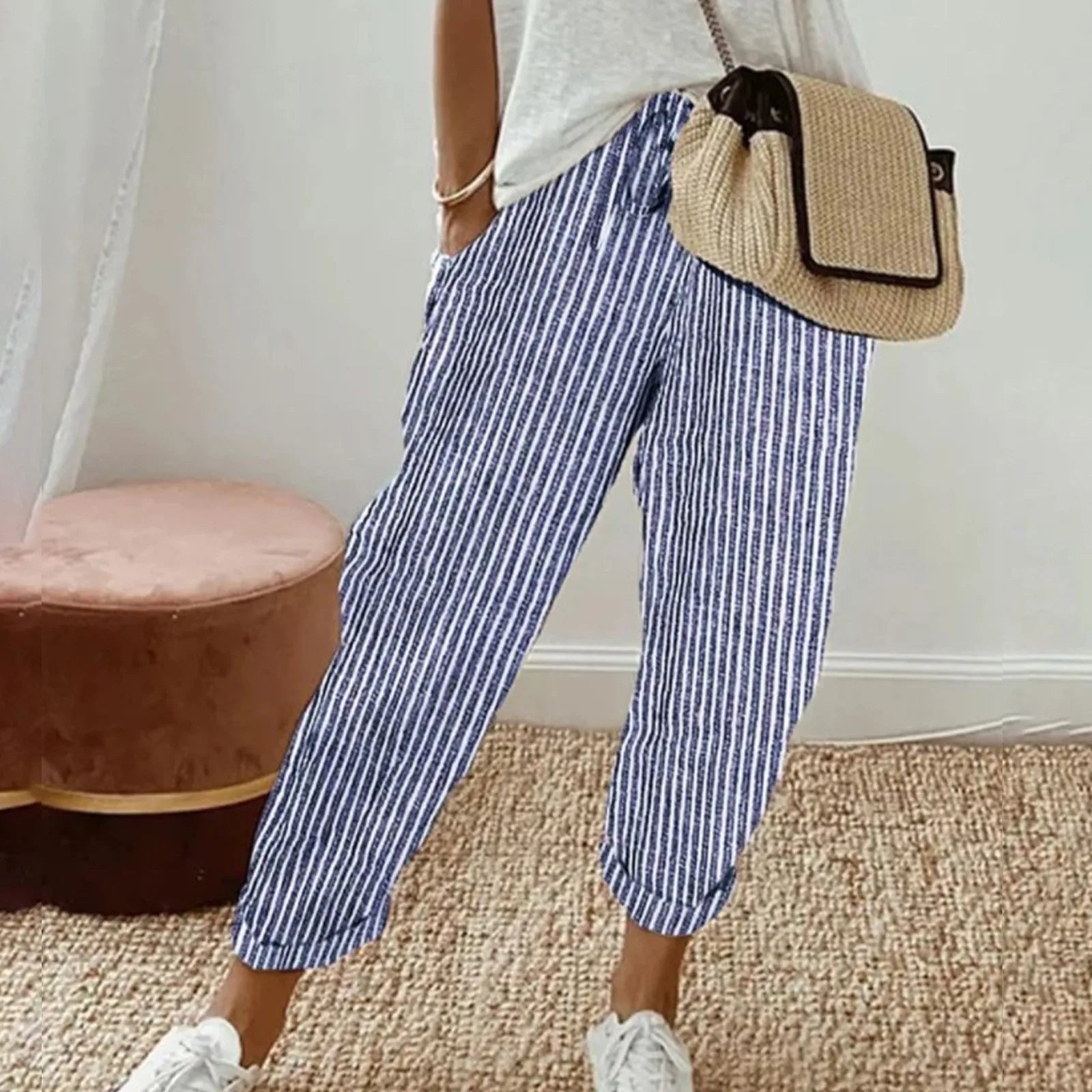 Striped Blue / 3XL/US 16