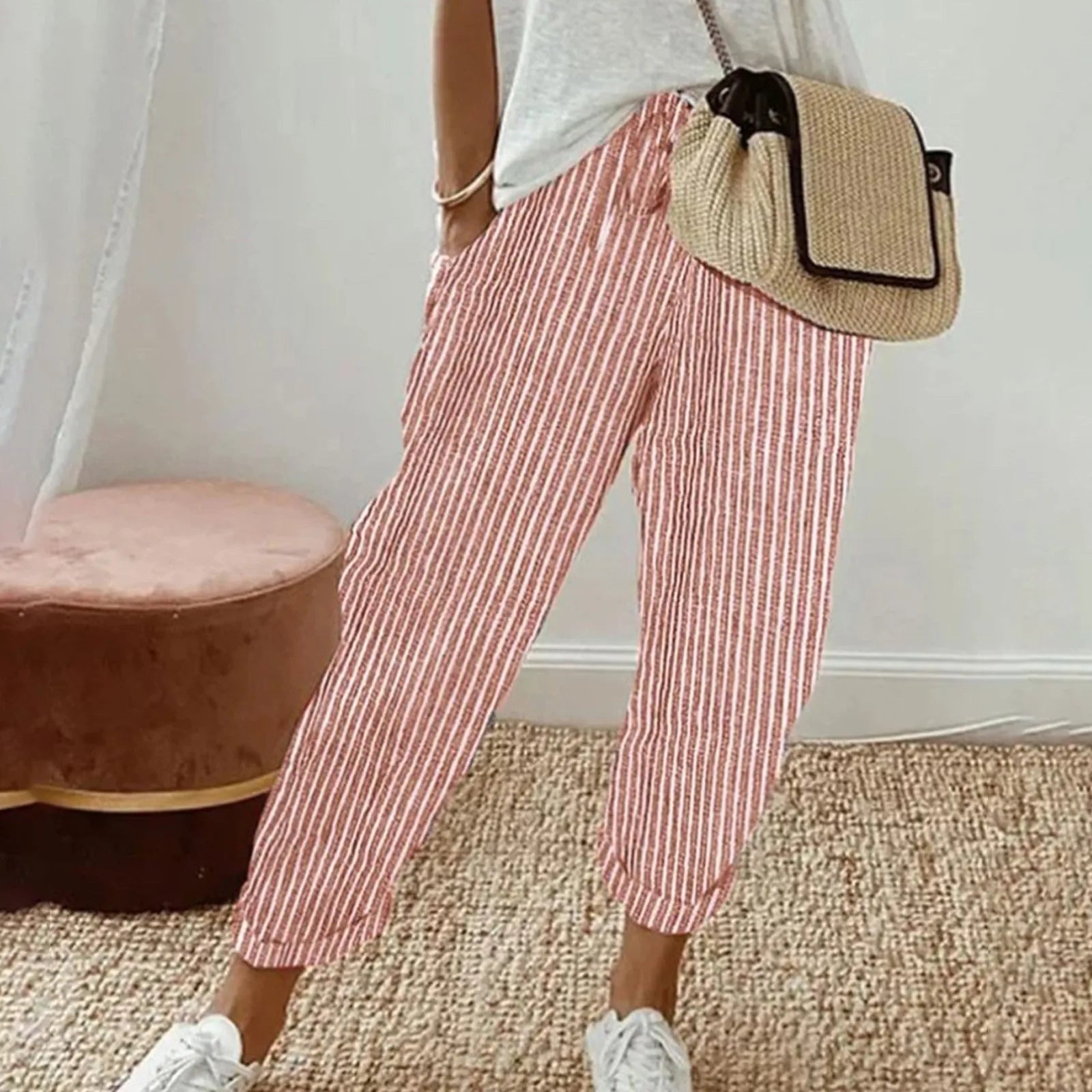 Striped Pink / 3XL/US 16